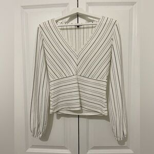 Dynamite long sleeve crop top